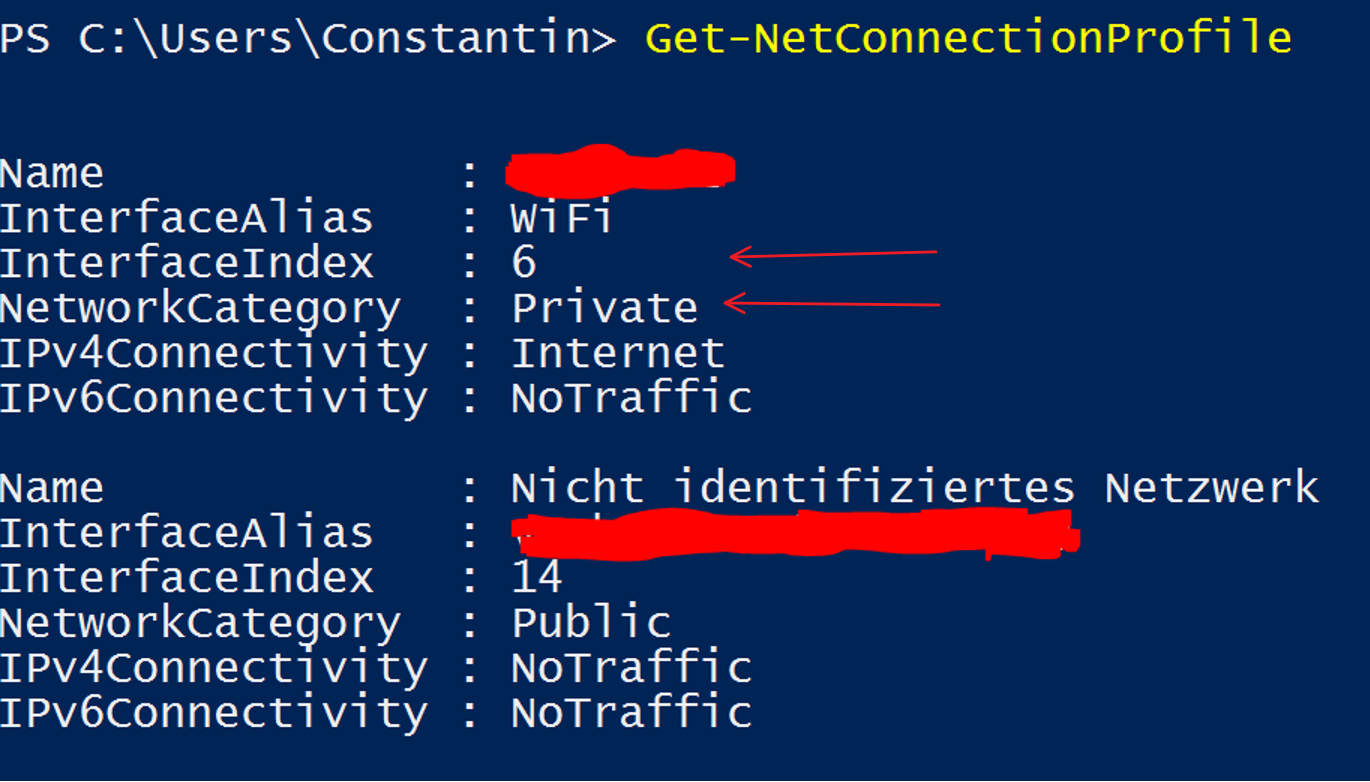 Get-NetConnectionProfile
