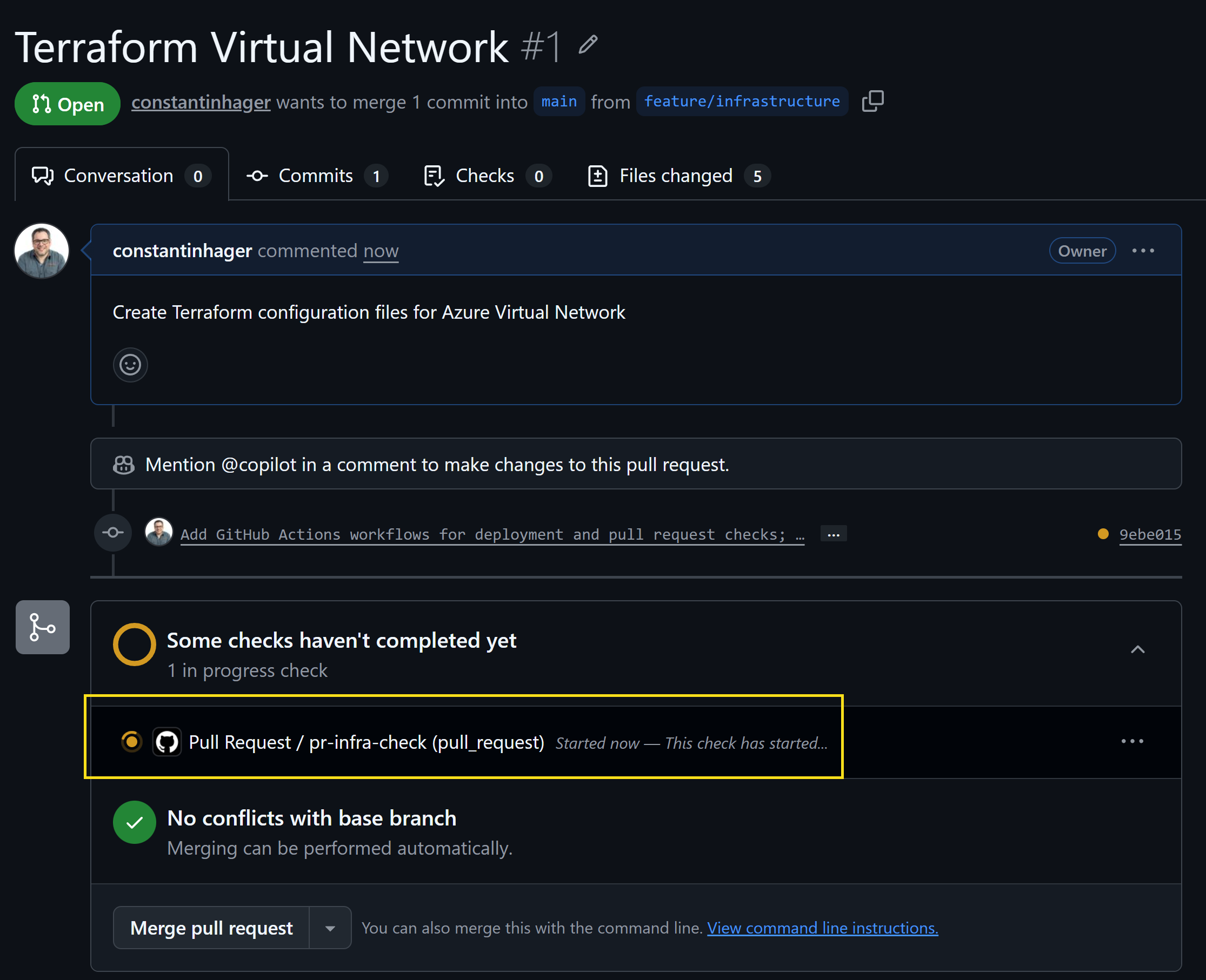 Pull Request Created