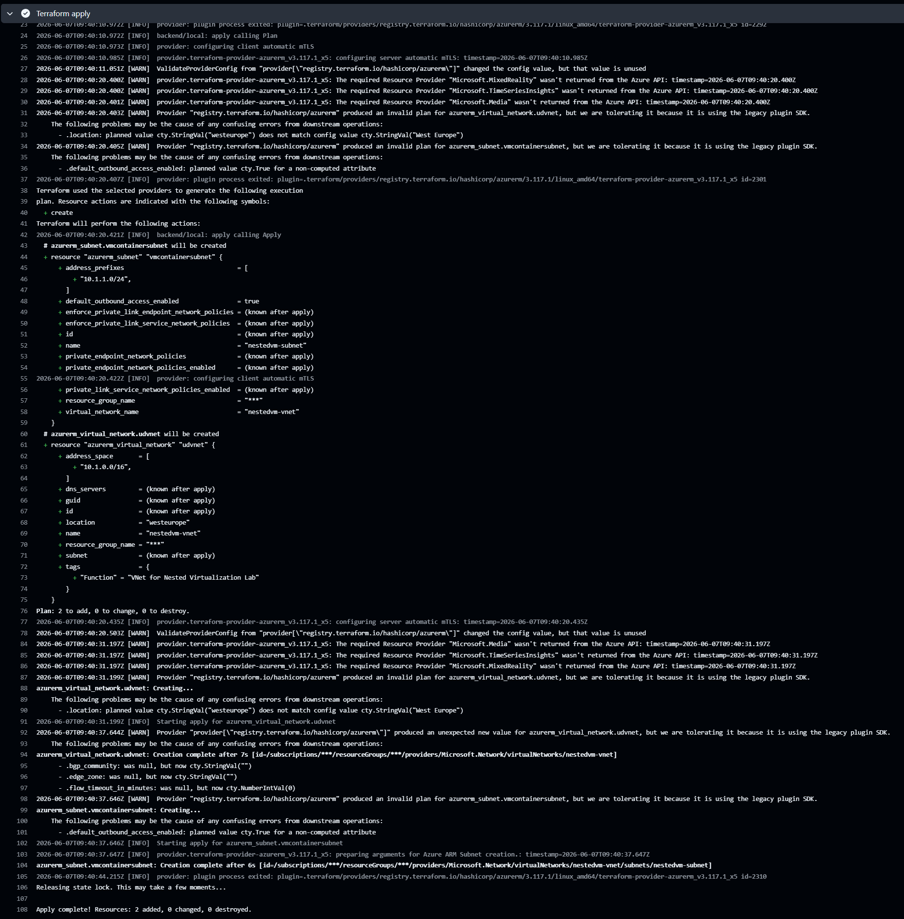 Deploy Network